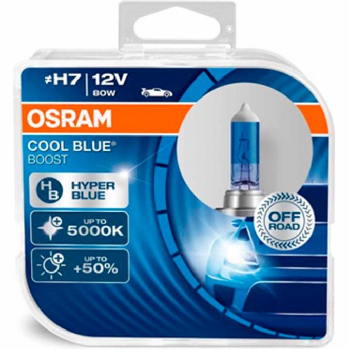 Автолампы OSARAM H7 COOL BLUE BOOST 62210CBB-HCB (2 шт) 4052899439801