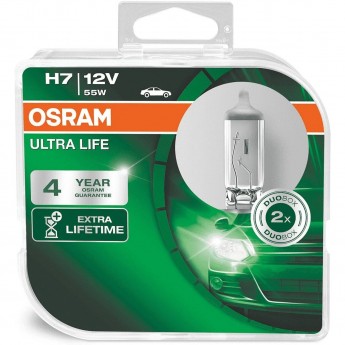 Автолампы OSARAM H7 ULTRA LIFE 64210ULT-HCB (2 шт)