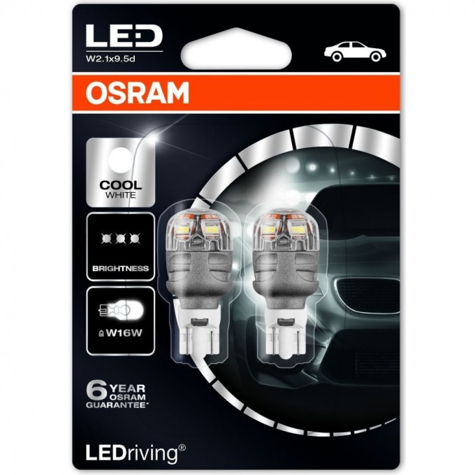 Автолампы OSARAM LED ≠ W16W LEDRIVING 9213CW-02B 4052899443020