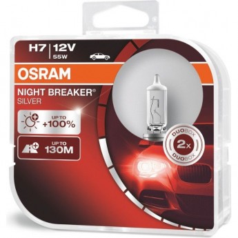 Автолампы OSARAM OSRAM H7 NIGHT BREAKER SILVER 64210NBS-HCB (2 шт)