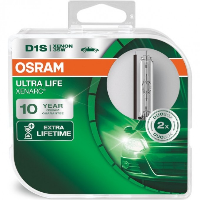 Автолампы OSRAM D1S XENARC® ULTRA LIFE 66140ULT-HCB (2шт) 4052899429611