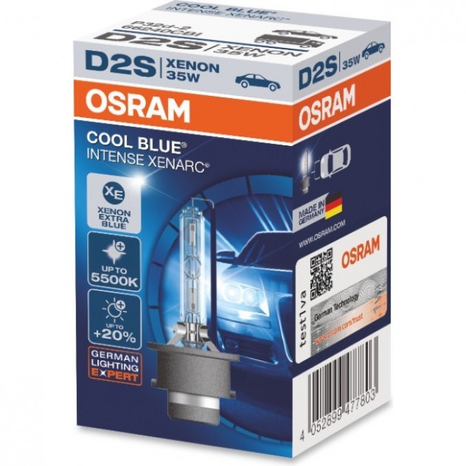 Автолампы OSRAM D2S XENARC® COOL BLUE® INTENSE 4008321401359