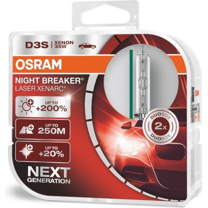 Автолампы OSRAM D3S XENARC® NIGHT BREAKER® LASER 4052899993099
