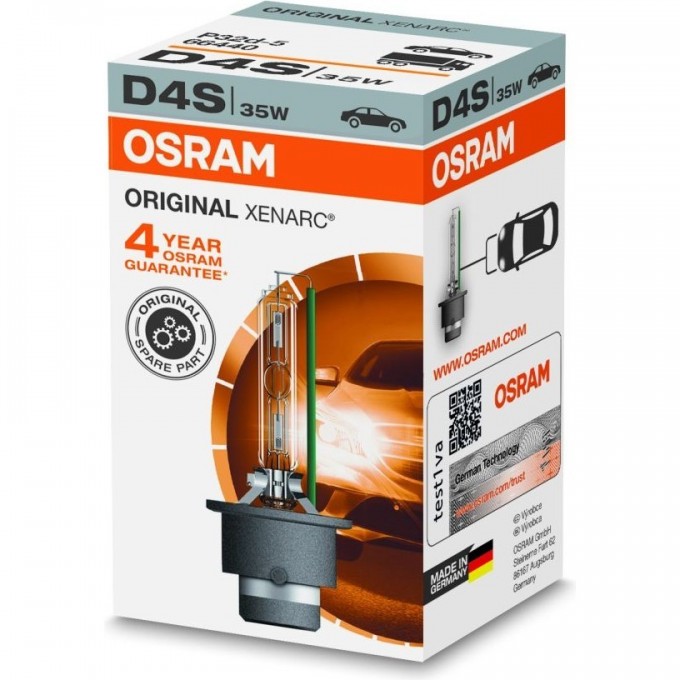 Автолампы OSRAM D4S XENARC ORIGINAL 66440(1 шт) 4008321349392