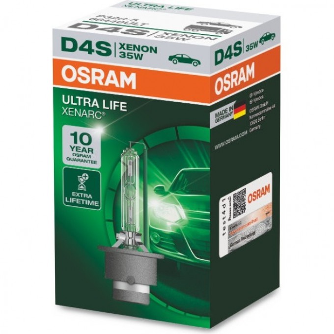Автолампы OSRAM D4S XENARC® ULTRA LIFE 66440ULT 4052899425637