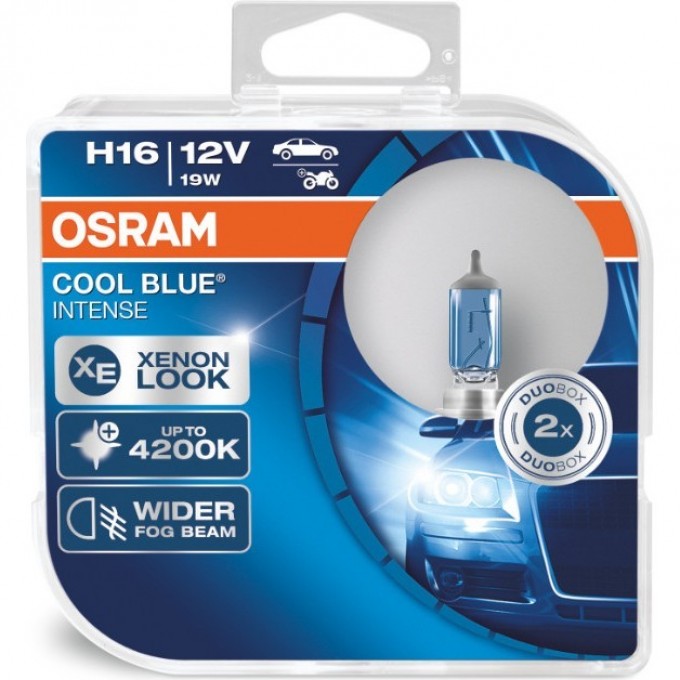 Автолампы OSRAM H16 COOL BLUE INTENSE 64219CBI-HCB (2 шт) 4052899412941