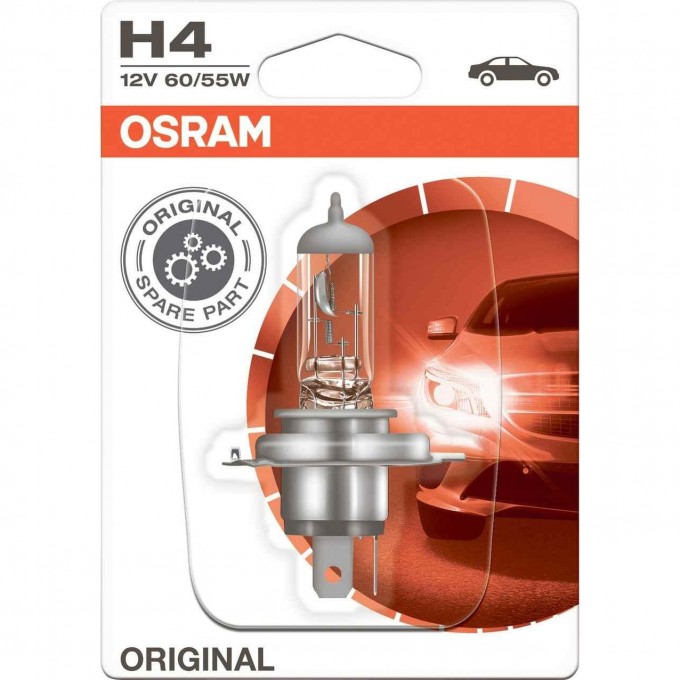 Автолампы OSRAM H4 ORIGINAL LINE 64193-01B (1 шт) 4050300925127
