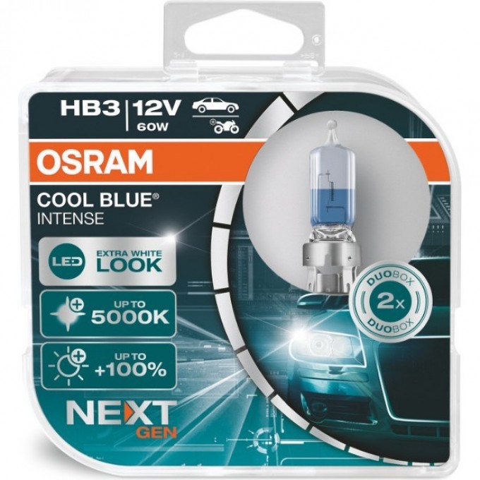 Автолампы OSRAM HB3 COOL BLUE® INTENSE Next Gen 9005CBN-HCB 4062172215022