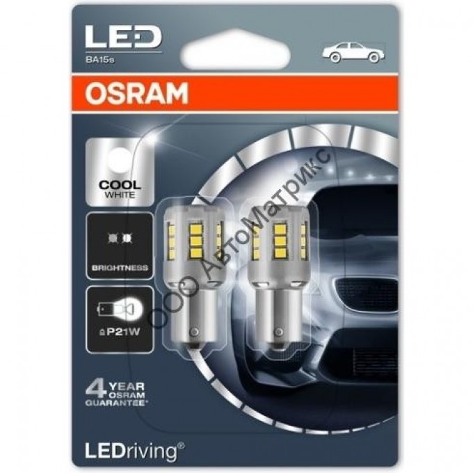 Автолампы OSRAM LED ≠ P21W LEDRIVING 7456CW-02B 4052899441903
