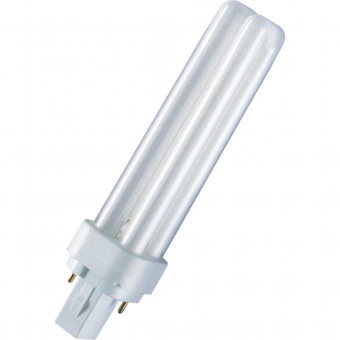 Лампа люминесцентная компакт. OSRAM DULUX D 13W/827 G24d-1 4050300008127