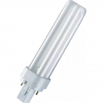 Лампа люминесцентная компакт. OSRAM DULUX D 13W/840 G24d-1