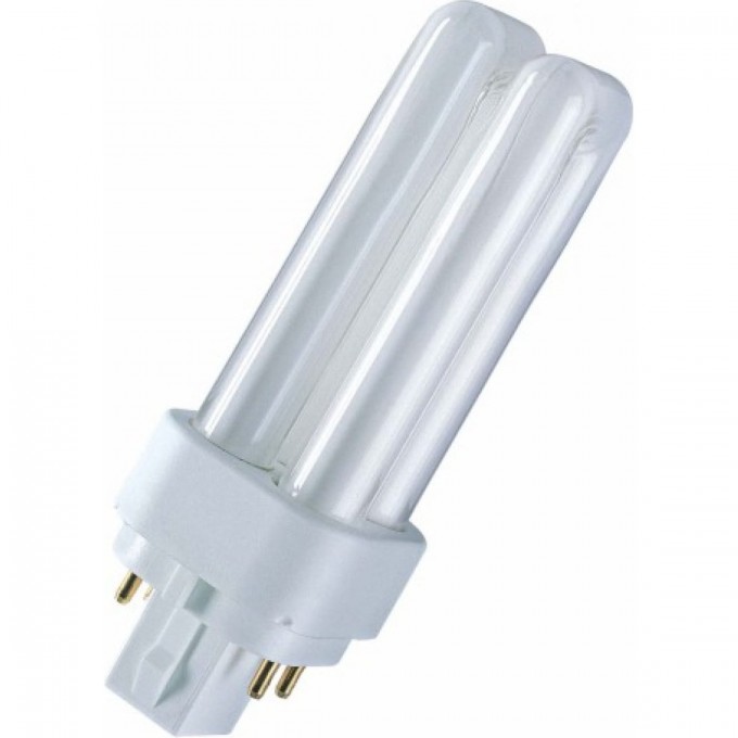 Лампа люминесцентная компакт. OSRAM DULUX D/E 18W/840 G24q-2 4050300017617