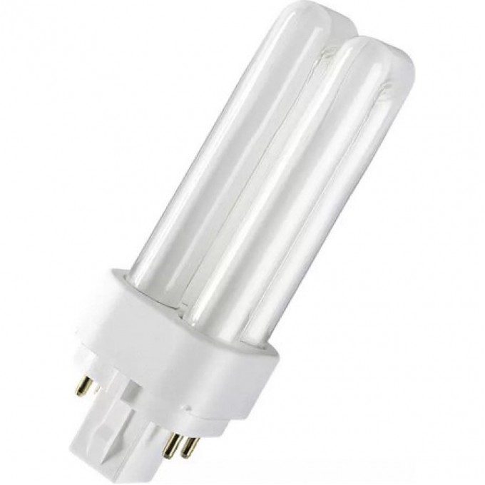 Лампа люминесцентная компакт. OSRAM DULUX D/E 26W/830 G24q-3 4050300327235