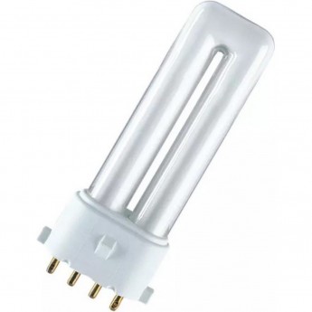 Лампа люминесцентная компакт. OSRAM DULUX S/E 11W/827 2G7