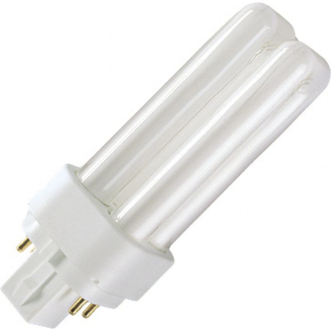 Лампа люминесцентная компактная OSRAM DULUX D 18W/840 G24d-2 4050300012056