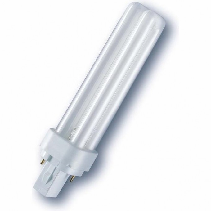 Лампа люминесцентная компактная OSRAM DULUX D/E 18W/830 G24q-2 4050300327211