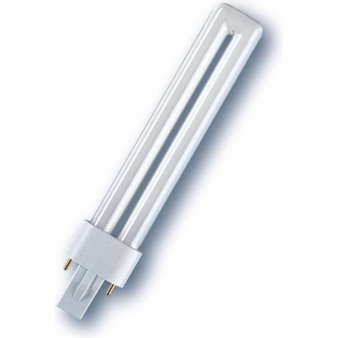 Лампа люминесцентная компактная OSRAM DULUX S 9W/827 G23 OSRAM 4050300006000