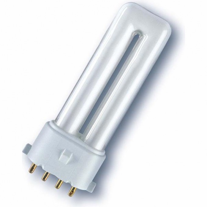 Лампа люминесцентная компактная OSRAM DULUX S/E 9W/840 2G7 4050300020174