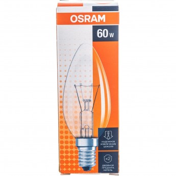 Лампа накаливания OSRAM CLASSIC B CL 60W E14