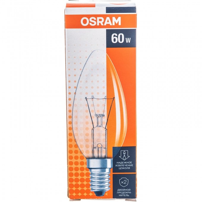 Лампа накаливания OSRAM CLASSIC B CL 60W E14 4008321665942