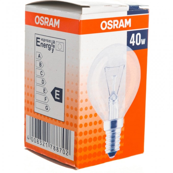 Лампа накаливания OSRAM CLASSIC P CL 40W E14 4008321788702