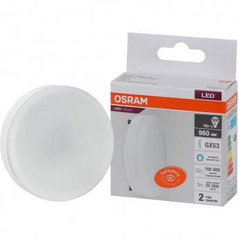 Лампа светодиодная LED OSRAM VALUE LVGX53100 12SW/865 12Вт GX53 230В 10х1