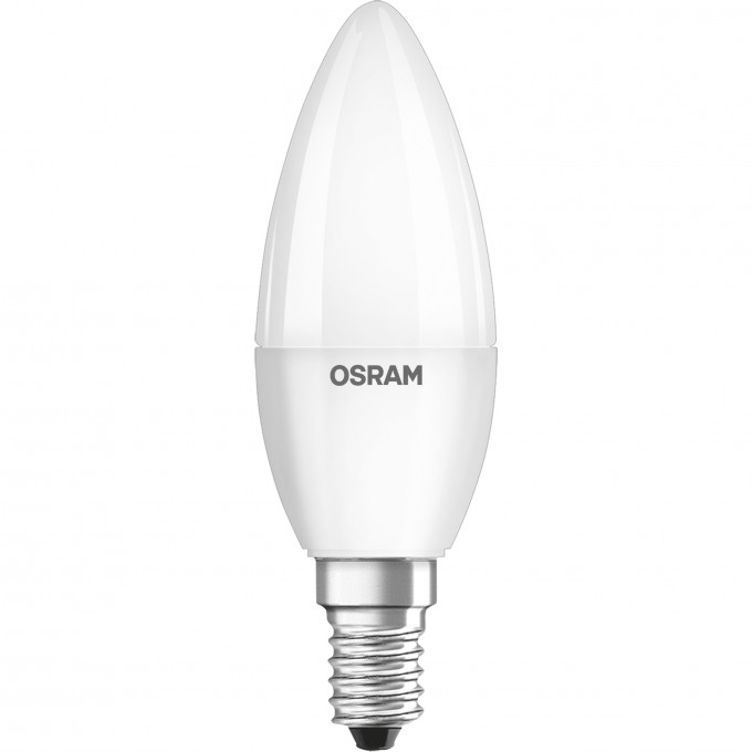 Лампа светодиодная OSRAM LED Antibacterial Свеча 5,5Вт (замена 50 Вт), 470Лм, 2700 К, цоколь E14 4058075561373
